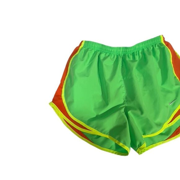 Nike Neon Green Yellow Athletic Running Shorts large - Picture 3 of 12